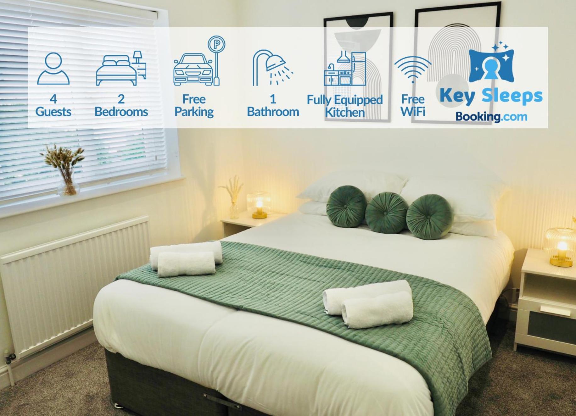 Holiday home Free Parking 2 Bed With Garden, Fibre Wi-fi & Netflix