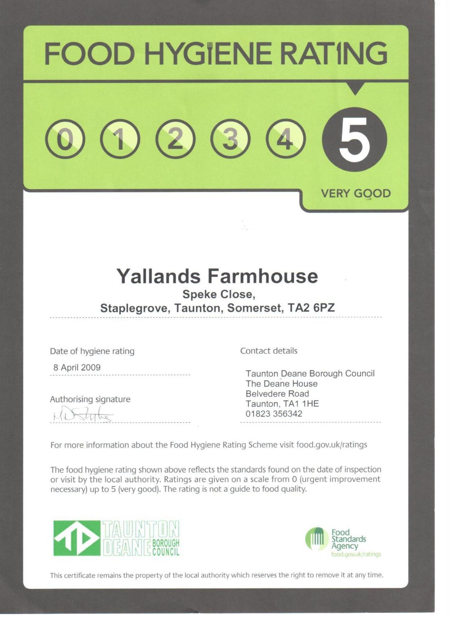 Yallands Bed & Breakfast Taunton